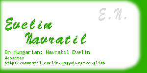 evelin navratil business card